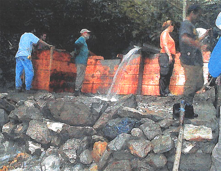 Dr. Michael Campana and team working on water delivery solution for Honduran village